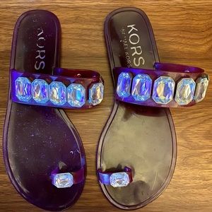 Blingy Michael Kors sandals 6 1/2